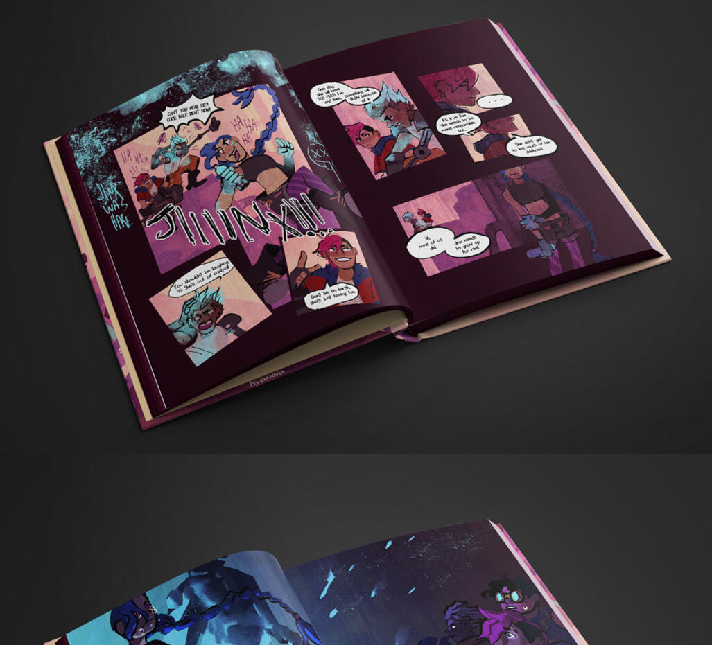 Comic project developed in tribute to ARCANE netflix series.