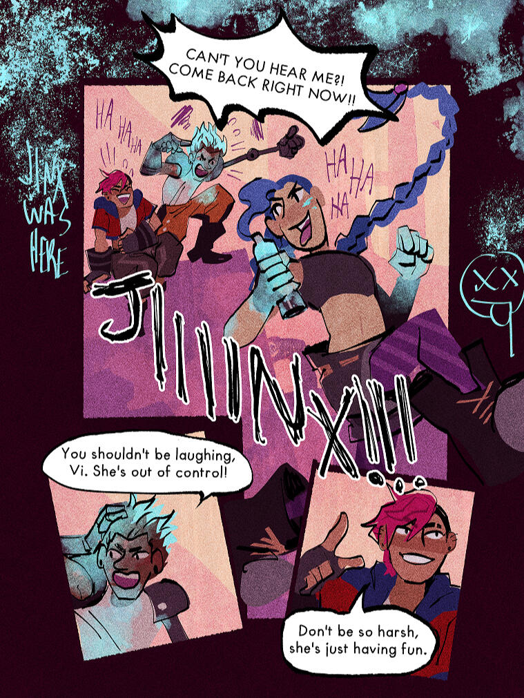 Comic project developed in tribute to ARCANE netflix series.