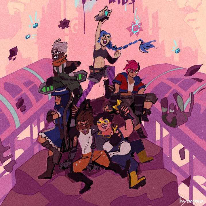 Comic project developed in tribute to ARCANE netflix series.