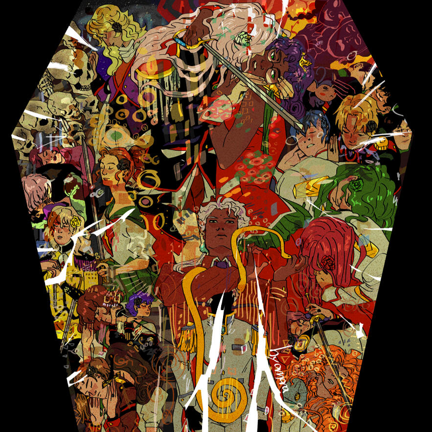 Fanart for RGU inspired by several Gustav Klimt pieces.